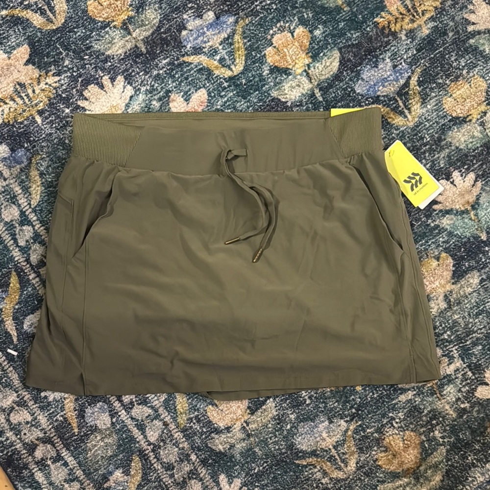 All in Motion Olive Green Skort
